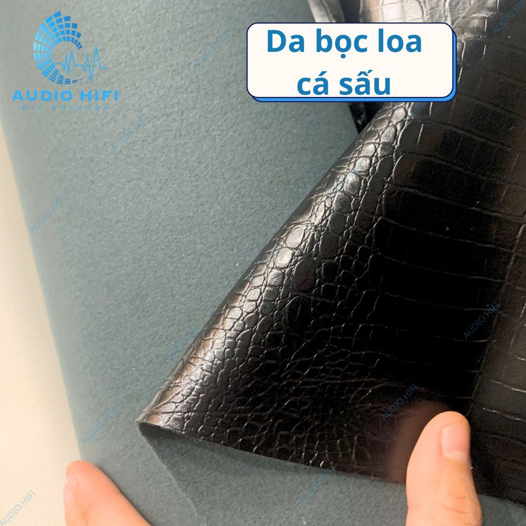 Simili da hoạ tiết vân cá sấu bóng màu đen bọc loa, Audio Hifi | Shopee ...