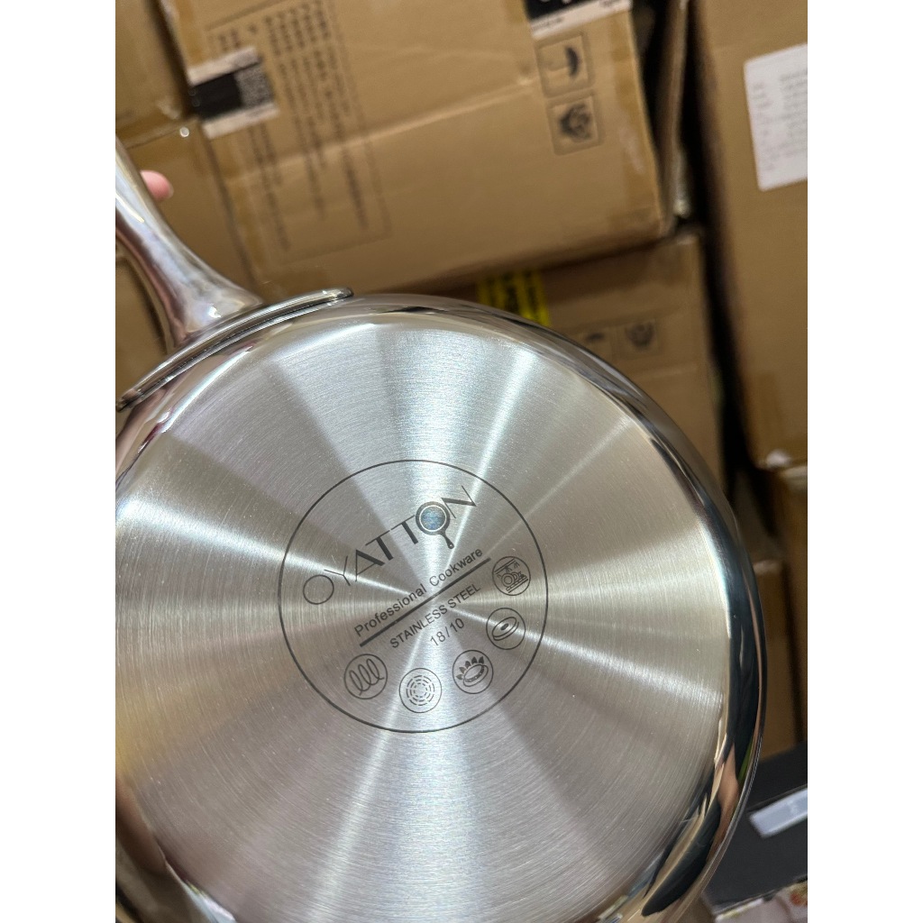 Chảo Vân Kim Cương Oyatton Inox 18/10 Chảo Chiên Rán 20/24/28cm