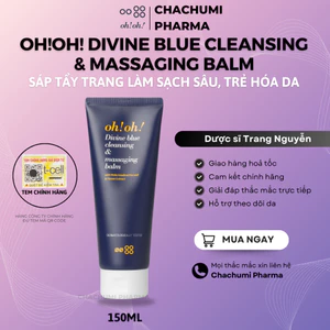 Sáp Tẩy Trang Làm Sạch Sâu, Trẻ Hóa Da oh!oh! Divine Blue Cleansing & Massaging Balm 150ml