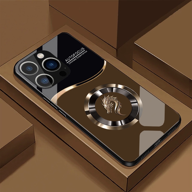 Ốp Lưng cho IPHONE 16, 16 PLUS, 16 PRO, 16 PROMAX Mặt lưng kính cường lực, Sang Trọng, Chống Trầy, Bảo Vệ Toàn Diện