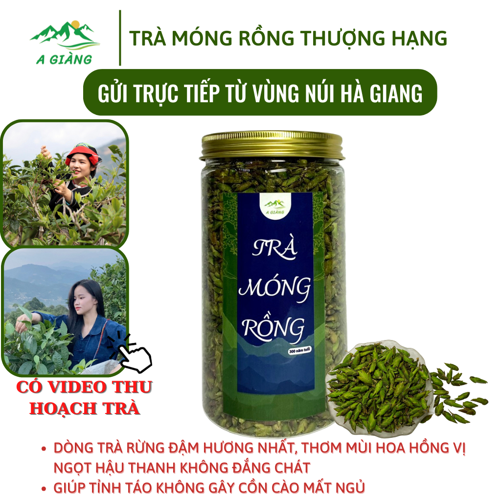 Trà móng rồng thượng hạng thơm mạnh ít caffein không mất ngủ, Trà móng ...