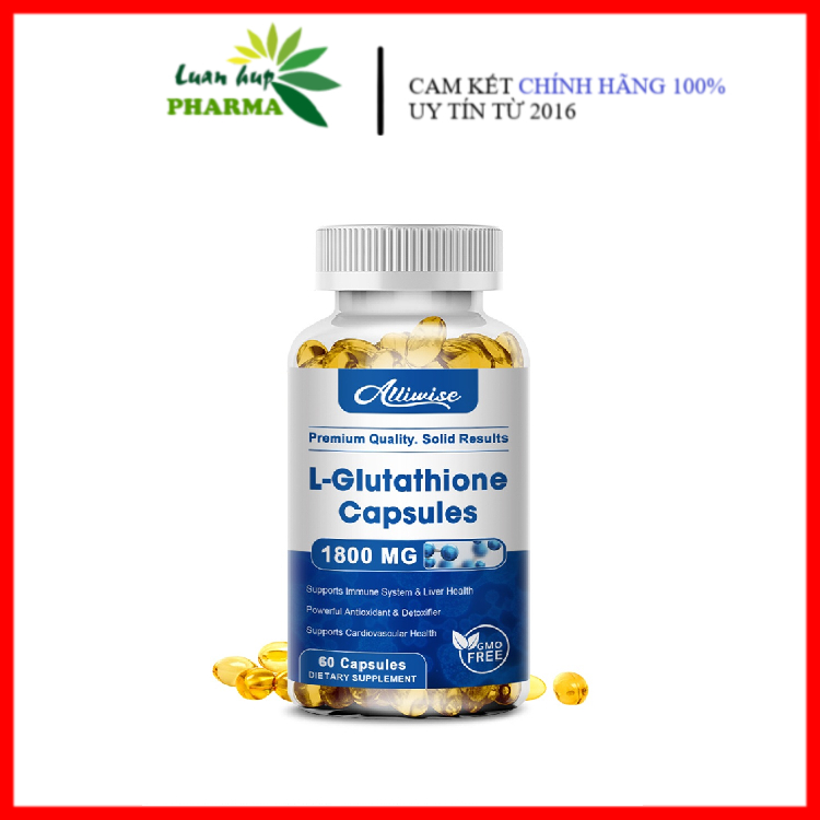 is hikari ultra glutathione effective L Glutathione 1800mg (lọ 120 viên) - Ngăn ngừa sạm nám, giúp da trắng sáng  tự nhiên