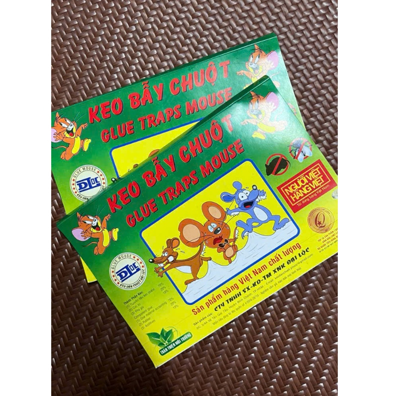 [ HỎA TỐC ] COMBO 6-10-20 Miếng Keo Dính Chuột - Keo Bẫy Chuột, Côn Trùng,  Có Mồi Nhử Siêu Dính Hàng Việt Nam