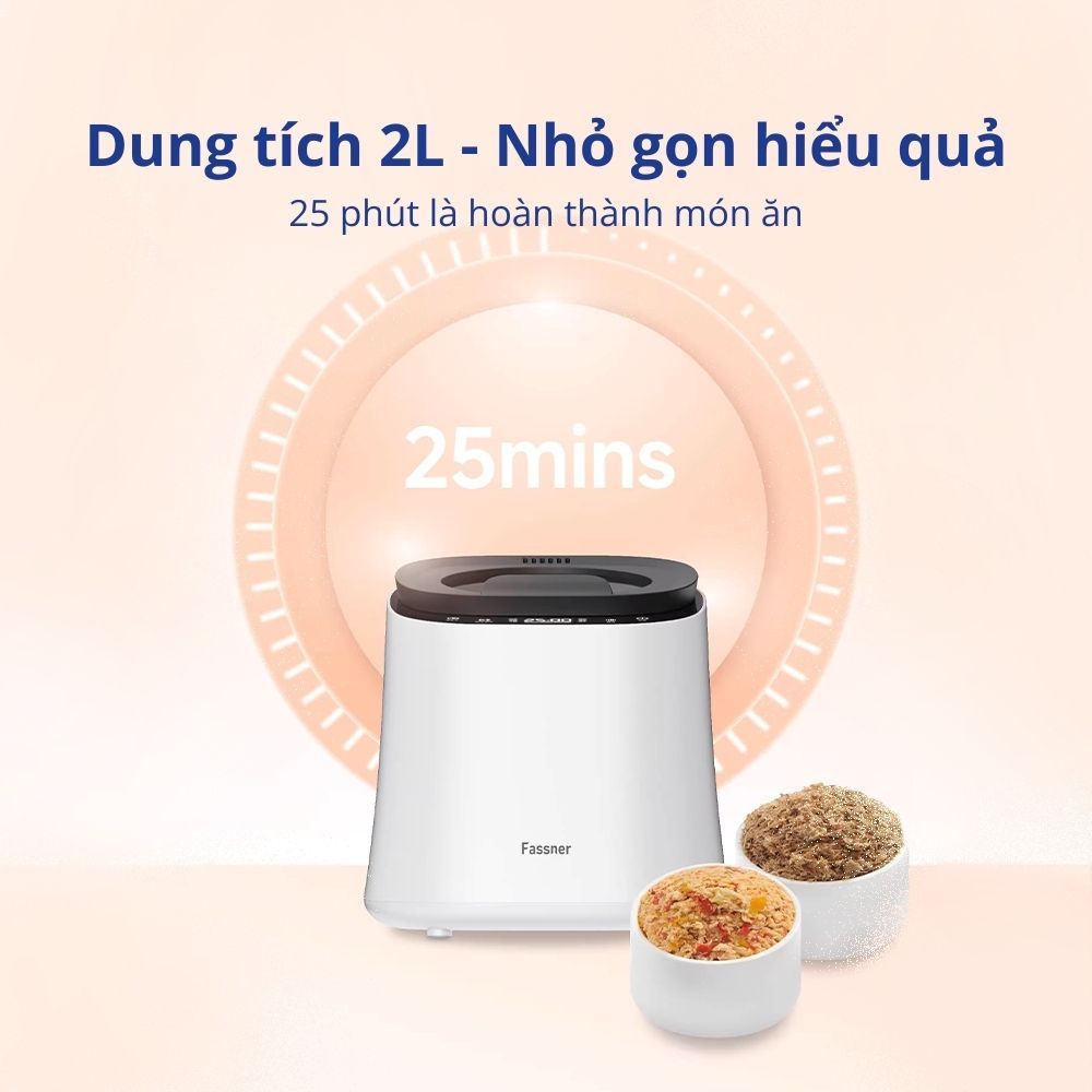 Máy Làm Pate Cho Chó Mèo, Máy Làm Thịt Sấy Cho Chó Mèo Fassner Mini  - HELIPET