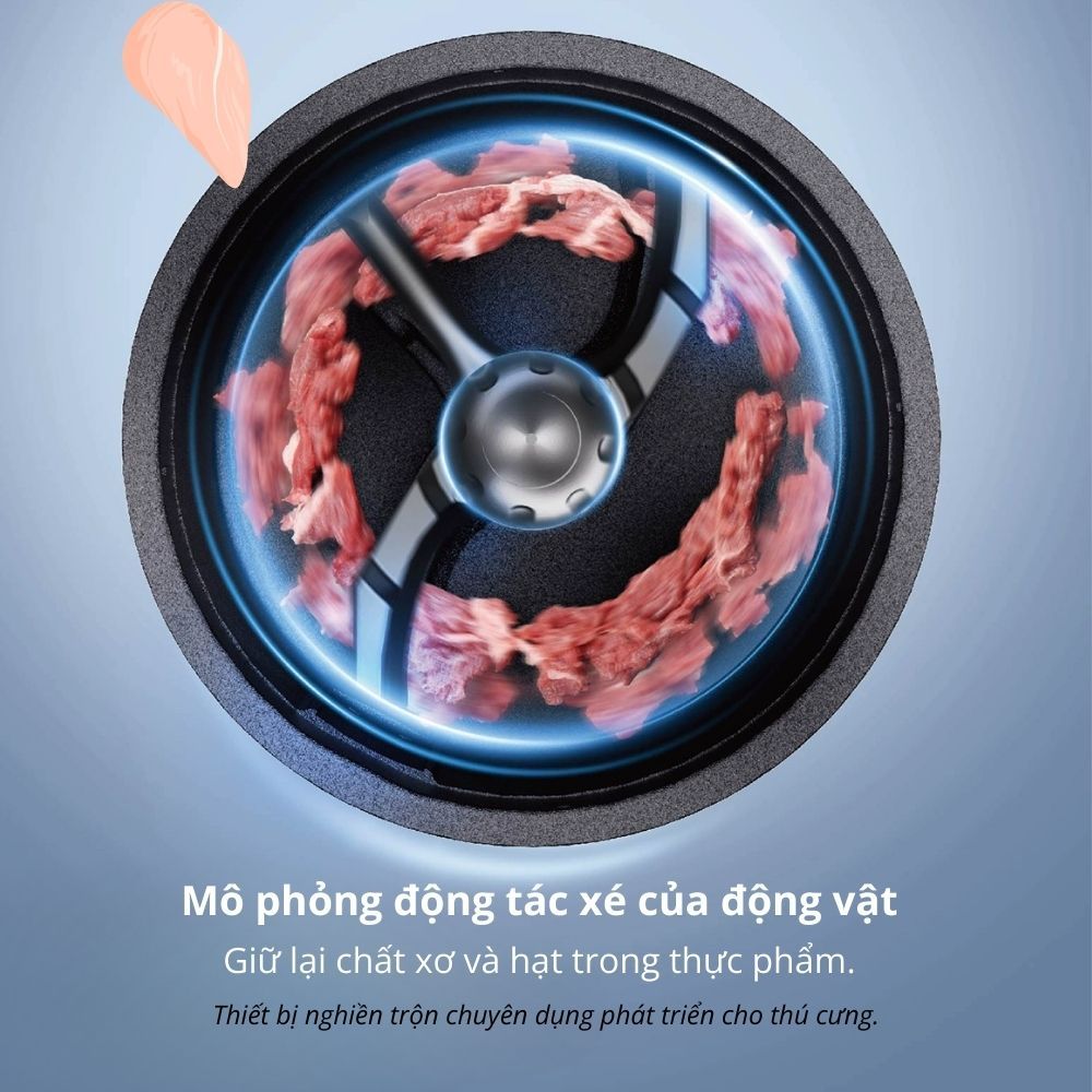Máy Làm Pate Cho Chó Mèo, Máy Làm Thịt Sấy Cho Chó Mèo Fassner Pro - HELIPET