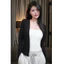 Áo Khoác Cardigan Trơn Không Cúc - Kiểu Basic Mặc Ngoài Dễ Phối Đồ , Nhiều Màu