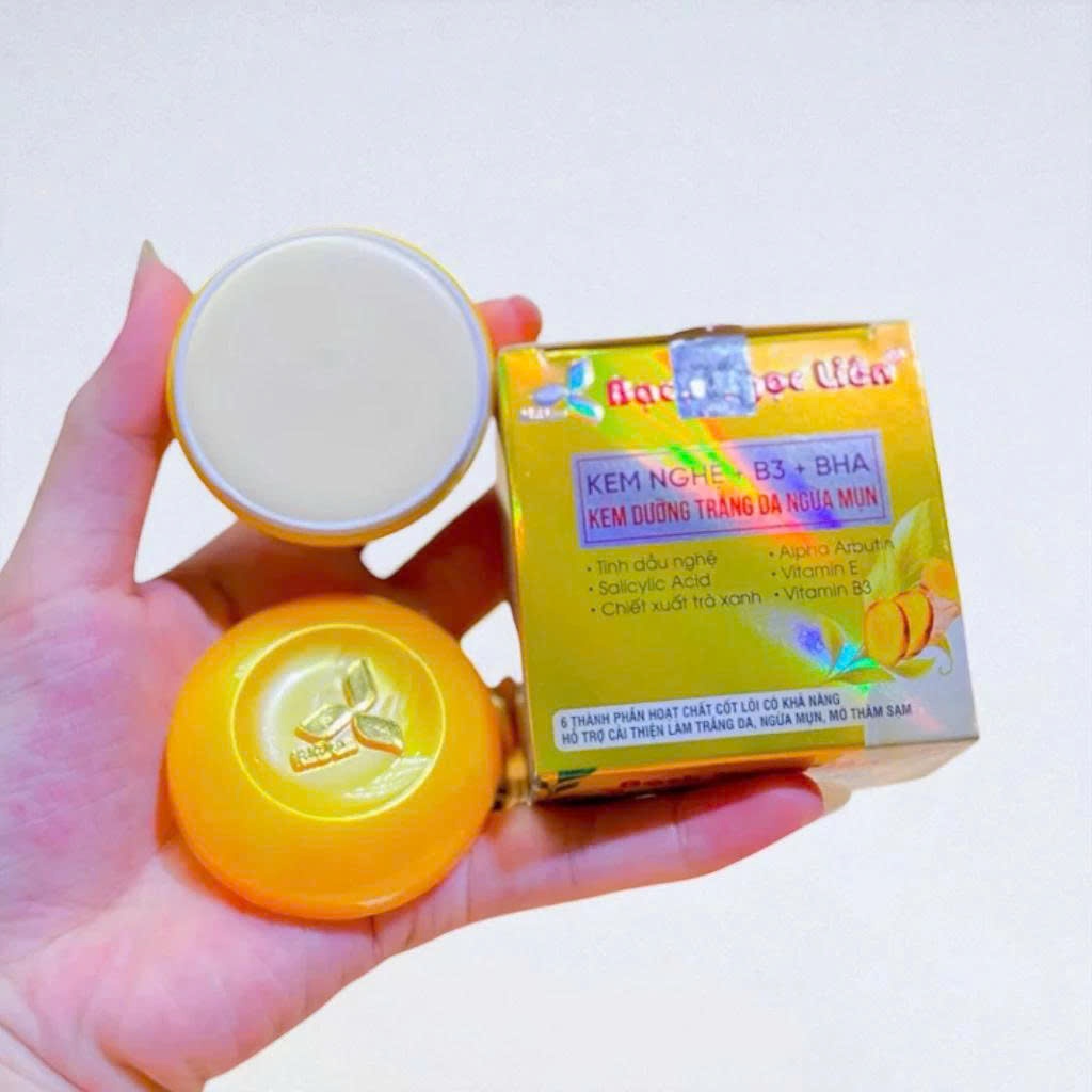 Kem Mặt Bạch Ngọc Liên Nghệ Dưỡng Trắng Da, Ngừa Mụn