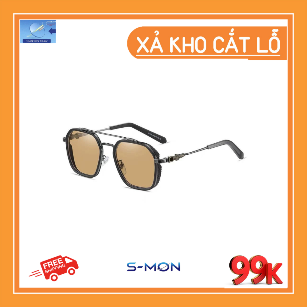 MÃ B6 - KÍNH THỜI TRANG CÓ CHỐNG TIA UV AN TOÀN CHO MẮT GỌNG HỢP KI