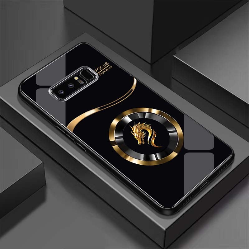 Ốp Lưng cho SAMSUNG GALAXY NOTE 8 Mặt lưng kính cường lực, Sang Trọng, Chống Trầy, Bảo Vệ Toàn Diện