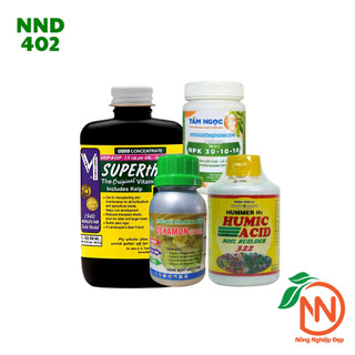 Combo Làm Rễ To - NND 402 - Superthrive - NPK 30-10-10 TN - Dekamon - Humic 322 - Làm Mập Rễ, To Rễ