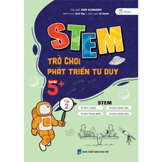 Sách - STEM – Trò Chơi Phát Triển Tư Duy Tuổi 5+ (4 cuốn/Lẻ)