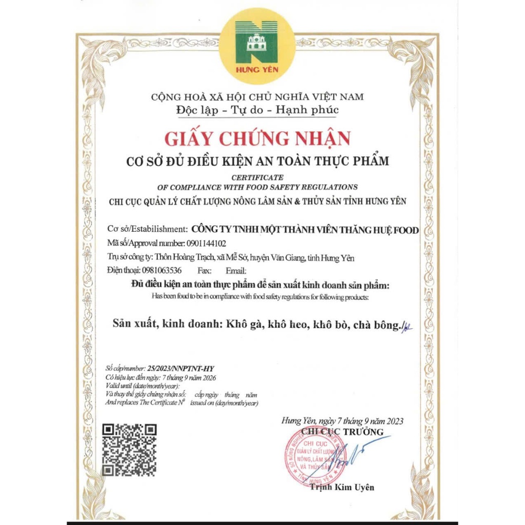 Khô bò sợi Khô bò xé miếng loại ngon, hũ pet 500gr