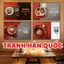 Tranh Hàn Quốc treo tường nhà hàng Korea BBQ quán ăn phong cách hiện đại decor sang trọng canvas cao cấp tặng đinh 3c