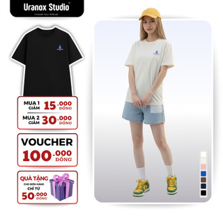 Áo Thun Oversize 250GSM PREMIUM URANOX Local Brand Unisex Form Rộng Cotton Cao Cấp 100% M06