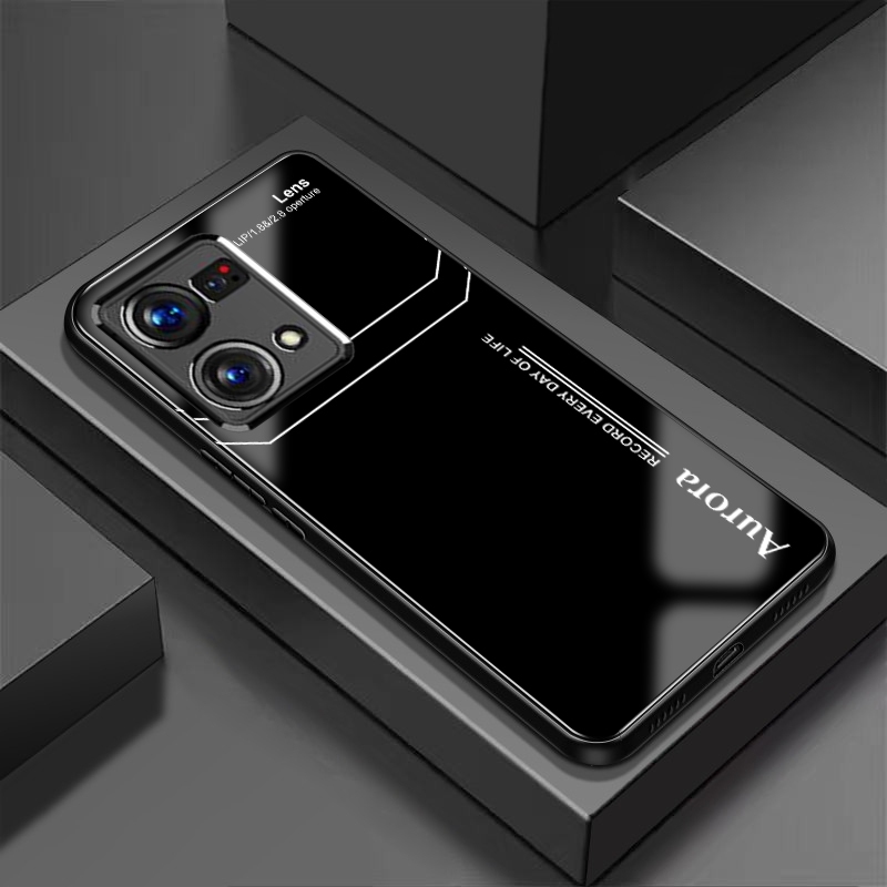Ốp Lưng OPPO RENO 7 4G, RENO 8 4G, RENO 8 5G Mặt Lưng Kính Cường Lực Sáng Bóng