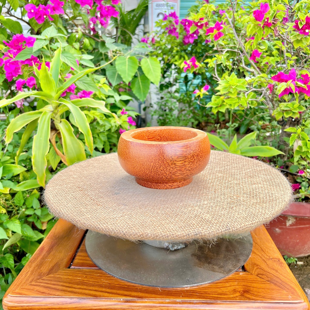 Bộ Cối Chày Gỗ Dừa Nguyên Khối Đâm Tiêu Giã Tỏi Ớt Nghiền Gia Vị Đồ Dùng Nhà Bếp Gọn Nhẹ Chống Mốc Mùi Mỹ Nghệ Kim Tứ Bế