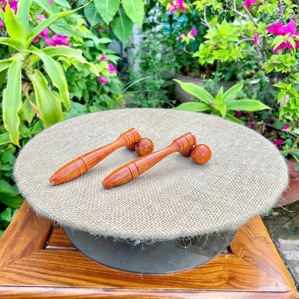 Cây Lăn Massage Gỗ Dừa Mặt Mũi Hít Loại Nhỏ Tiện Lợi, Nhỏ Gọn, Dễ Dùng, Đa Năng, Giảm Nhức Mỏi, Thư Giãn Cơ Thể - KIM TỨ
