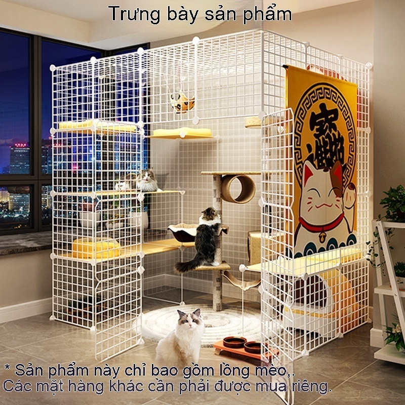 Chuồng Thú Lắp Ghép Bằng Sắt Chống Gỉ - Chuồng Chó Mèo Thỏ, Bọ Ú Đa Năng, Siêu Bền