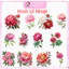 Hình hoa ủi áo--FLOWER -Miếng vá áo