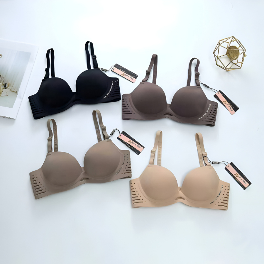 Áo Ngực Đúc Su Không Gọng Đệm Mỏng Mềm Mịn Thoáng Mát DORIS D18