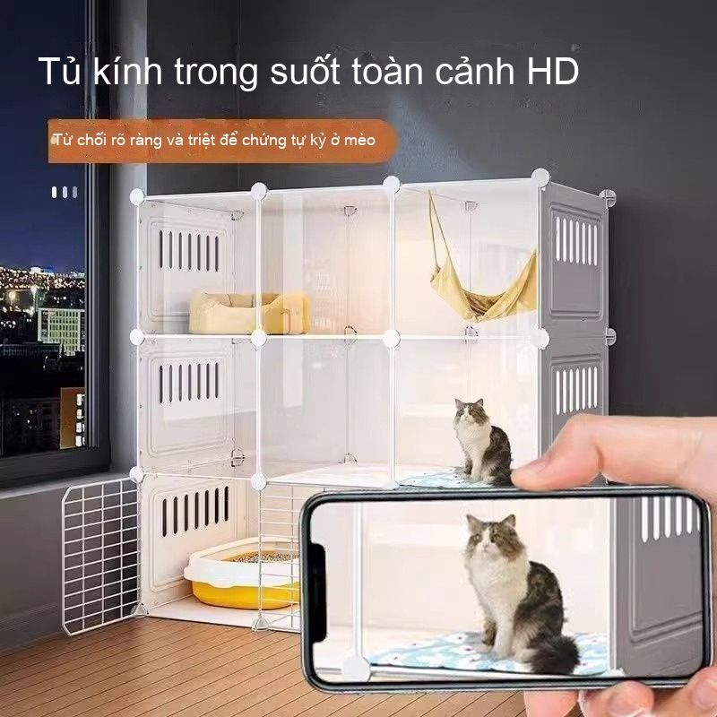 Chuồng Quây Lắp Ghép Cho Chó Mèo - Thép Chắc Chắn Linh Hoạt Kích Thước, Dễ Dàng Mở Rộng