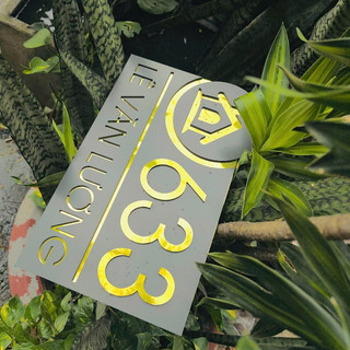 Bảng Số Nhà Mẫu Mới Sang Trọng