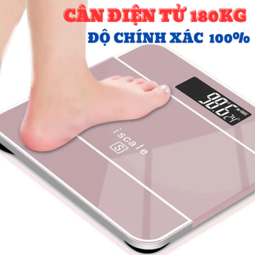 CÂN SỨC KHỎE ĐIỆN TỬ ISCALE SE MAX 180KG CAO CẤP - CÂN SỨC KHỎE TIỆN DỤNG -CÂN ĐIỆN TỬ CAO CẤP
