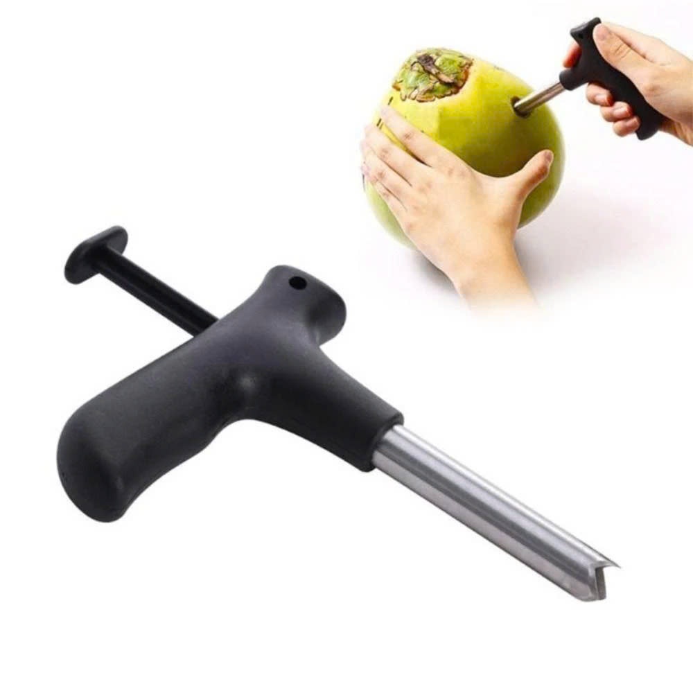 CÂY ĐỤC LỖ INOX LẤY NƯỚC TRÁI DỪA DỄ DÀNG - Dụng Cụ Khui Dừa Bằng Tay Đa Năng,Đồ Khui Dừa Cầm Tay An Toàn Siêu Bền