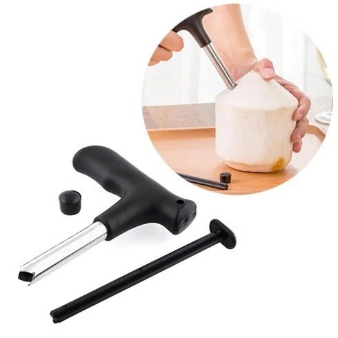 CÂY ĐỤC LỖ INOX LẤY NƯỚC TRÁI DỪA DỄ DÀNG - Dụng Cụ Khui Dừa Bằng Tay Đa Năng,Đồ Khui Dừa Cầm Tay An Toàn Siêu Bền