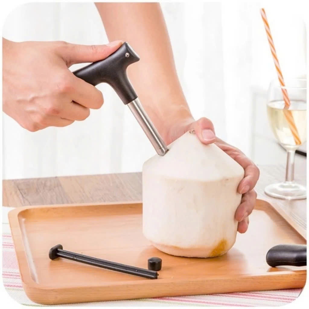 CÂY ĐỤC DỪA LẤY NƯỚC TIỆN LỢI - Dụng Cụ Khui Dừa Thao Tác Đơn Giản An Toàn,Dụng Cụ Khui Dừa Bằng Tay Cao Cấp