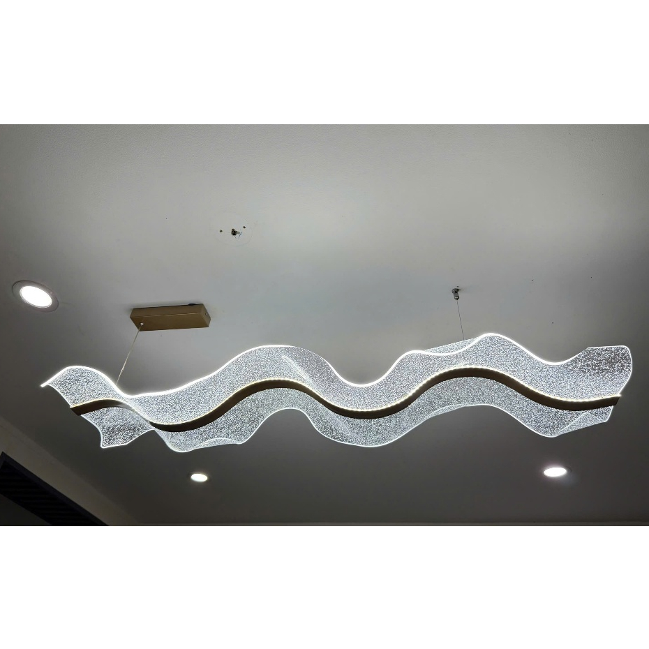 Đèn thả bàn ăn đèn thả trần EVA AP50456 3 chế độ ánh sáng dài 1m2 trang trí phòng khách, phòng ăn, quán cafe BH 12 tháng