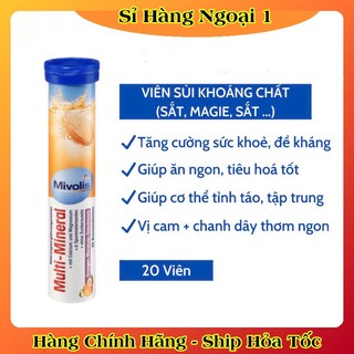 [NỘI ĐỊA ĐỨC] Viên sủi Mivolis Đức, hỗ trợ hệ miễn dịch tăng cường sức đề kháng
