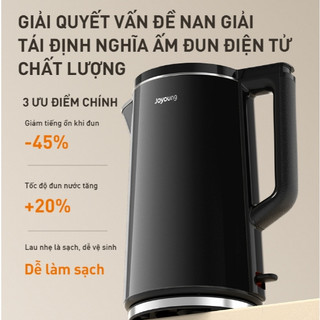 Ấm đun siêu tốc Joyoung JEK-588, Dung tích 1.7L, Công suất 1800W, Bảo hành 24 tháng