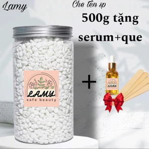 500g sáp wax lông sữa dừa coconut thơm tẩy mọi loại lông kể cả vùng da nhạy cảm Lyihome