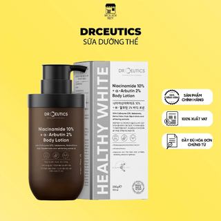 Sữa Dưỡng Thể DrCeutics Hỗ Trợ Sáng Da Niacinamide 10% + Arbutin 2% Body Lotion (200g)