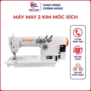 MÁY MAY 2 KIM MÓC XÍCH CHỈ TẾT MỚI LIỀN TRỤC SIPUBA MỚI