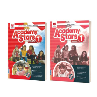Sách - Academy Stars Pupil’s Book + Workbook (Sách học tiếng Anh Cambridge cho trẻ)