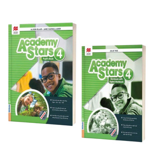Sách - Academy Stars Pupil’s Book + Workbook (Sách học tiếng Anh Cambridge cho trẻ)