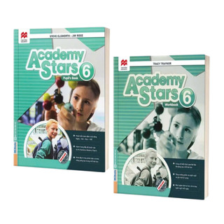 Sách - Academy Stars Pupil’s Book 6 + Workbook 6 (Sách học tiếng Anh Cambridge cho trẻ)