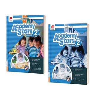 Sách - Academy Stars Pupil’s Book 2+ Workbook 2 - Sách học tiếng Anh cho trẻ chuẩn Cambridge