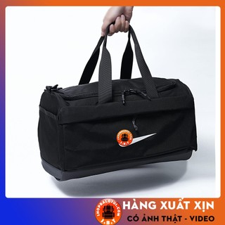 Túi Trống Tròn Thể Thao Nam Nữ Có Ngăn Để Giày Đi Tập Gym Yoga, Túi Du Lịch Chất Vải Chống Nước Thiết Kế Dáng Gọn