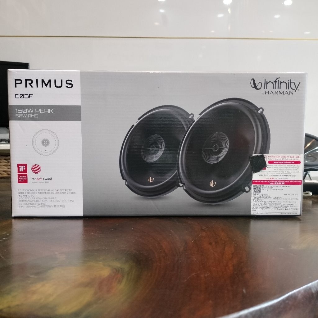 bộ loa cánh INFINITY PRIMUS 603F hàng chính hãng PGI có tem của bộ C ...