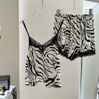 B126 Bộ Lụa Ngủ 2 Dây Kèm Đệm Chất Lụa Latin Mềm Mại Phương Linh Underwear