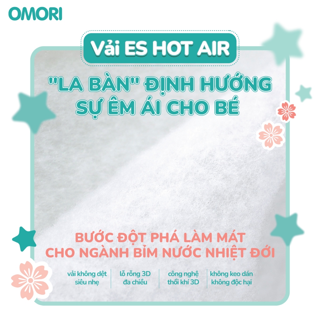 Combo 3 Bịch Tã/Bỉm Quần Omori Balance M50/L46/XL42/XXL40/XXXL38 Cho Bé Từ 6 - 20kg