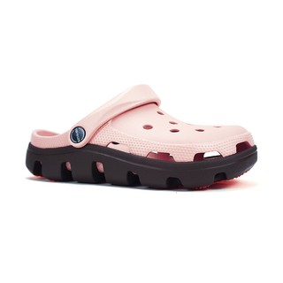 【Cr0cs cùng nhà máy】Dép sục nữ có charm, đế EVA chống trượt 4cm. Siêu nhẹ, miễn phí đổi trả.