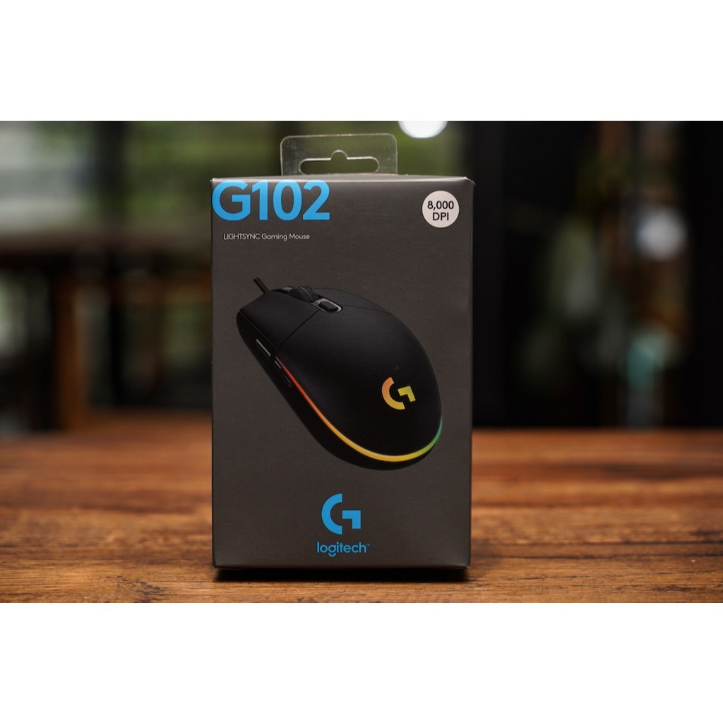 Chuột Gaming Logitech G102 Gen 2 Lightsync Có Dây - LED RGB 16.8 Triệu Màu 8000 DPI 6 Nút Lập Trình Bảo Hành 12 Tháng