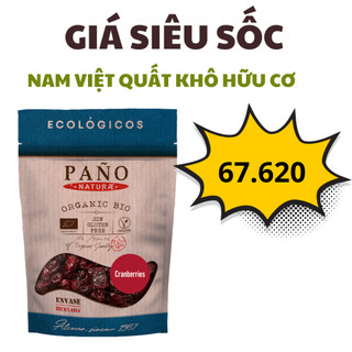 Nam việt quất khô hữu cơ Tây Ban Nha 90g Pano Naturae chính hãng
