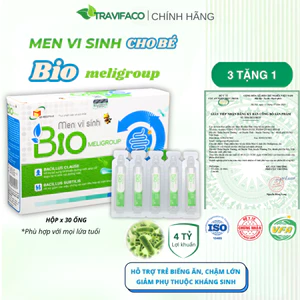 Men Vi Sinh Cho Bé BIO MELIGROUP, Men Tiêu Hoá 4 Tỷ Lợi Khuẩn Giúp Tiêu Hoá Tốt, Ăn Ngon Phát Triển Chưa có đánh giá