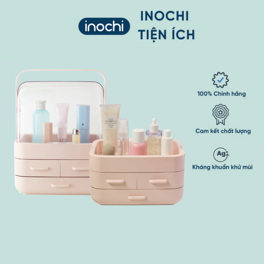 Kệ mỹ phẩm Hanimi có nắp và không nắp tiện lợi - CHÍNH HÃNG INOCHI