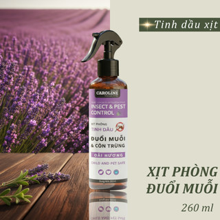 Xịt phòng tinh dầu Sả Chanh, Bạc Hà, Quế, Bạch Đàn Chanh xua đuổi muỗi, khử mùi